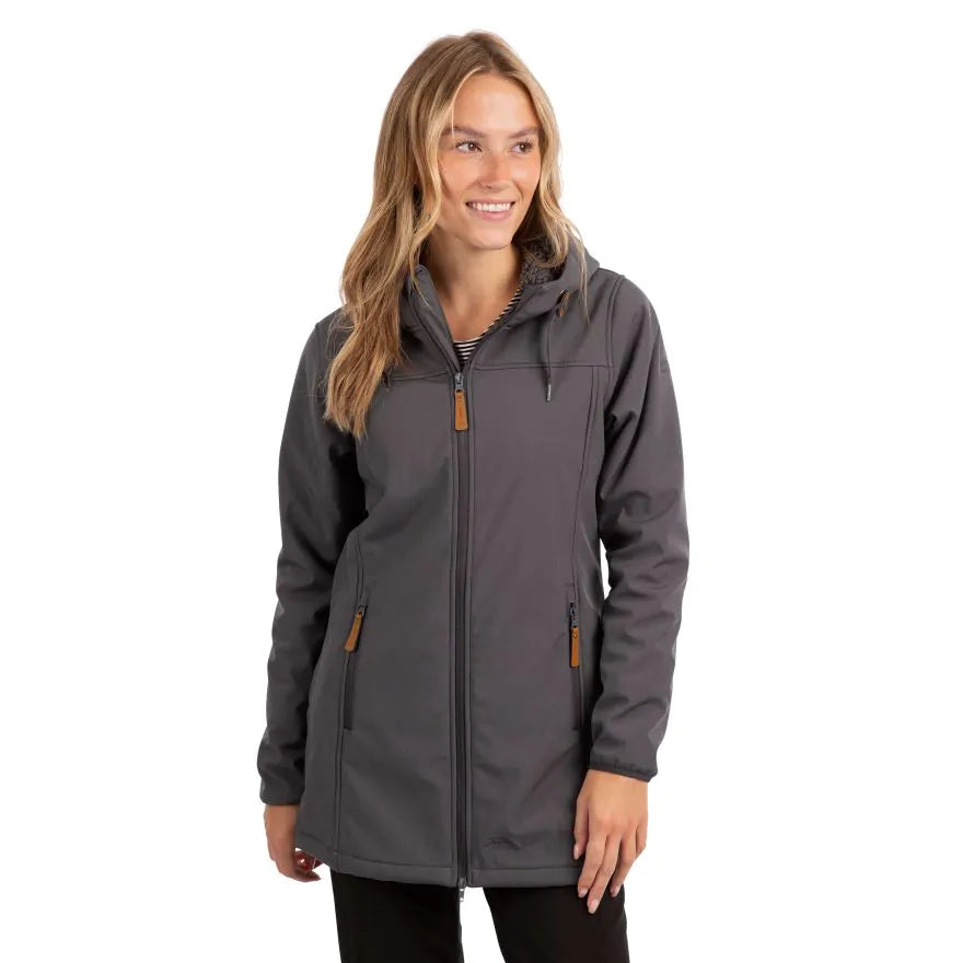 Softshell Jacket Hooded Kristen Carbon