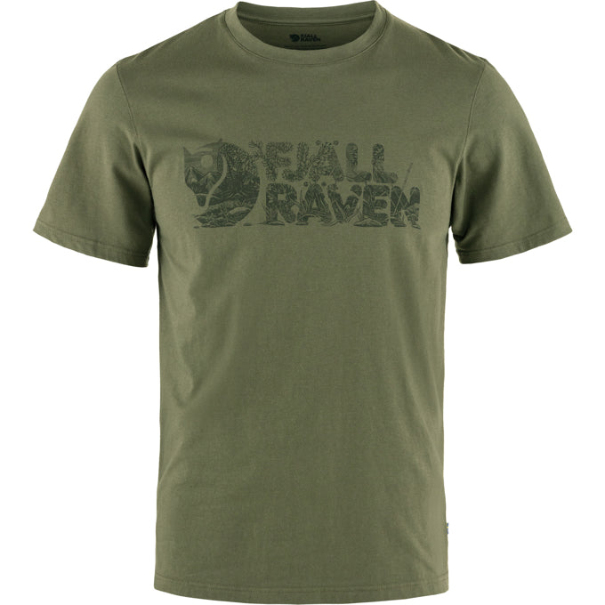 Lush Logo T-shirt M Laurel Green