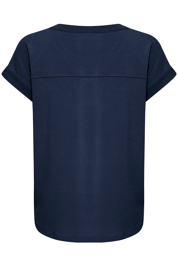 Fransa Liv T-Shirt Navy Blazer