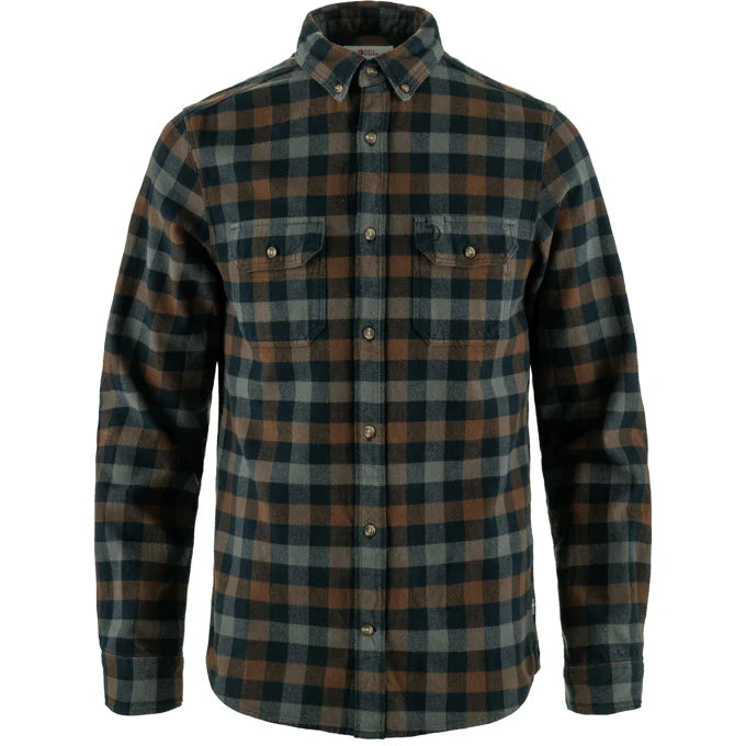 Slim Fit Skog Shirt Dark Navy/Dark Oak