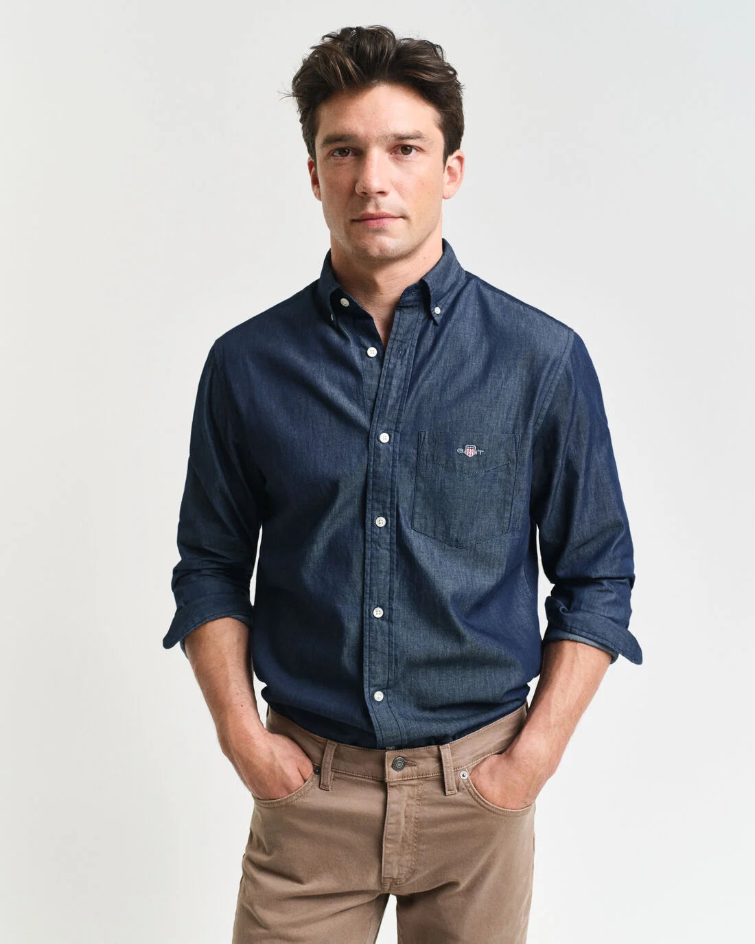 Regular Fit Indigo Shirt Dark Indigo